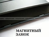 Ультратонкий чорний чохол в шкірі PU для планшета Lenovo Tab E10 TB-x104F, чохол книжка TFC магніт, фото 3