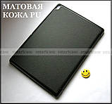 Ультратонкий чорний чохол в шкірі PU для планшета Lenovo Tab E10 TB-x104F, чохол книжка TFC магніт, фото 4