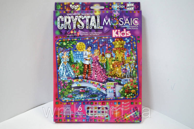 Набір креат творч Crystal Mosaiс Kids CRMk 01 01   10 дитяча іграшка