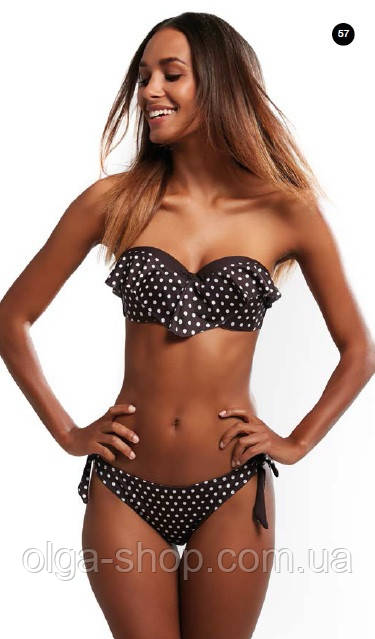 Польский Купальник Женский Раздельный с Рюшами Kris Line Pin Up Espana ...