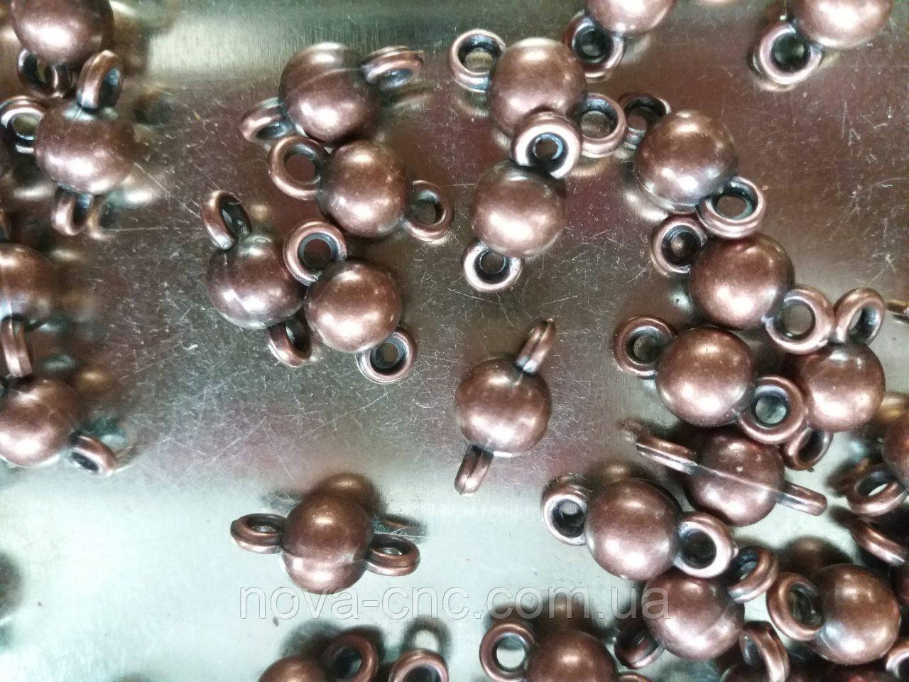 Намистини "гирка" бронза пластик 500 грам