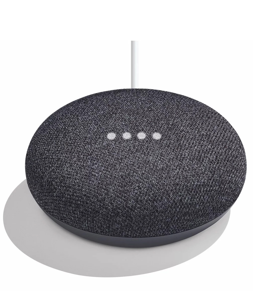 Розумна колонка Google Home Mini Black (Charcoal) — HOMEMINIB (БЕЗ підтримки укр та рос мови)
