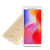 Смартфон Xiaomi Redmi 6A 2/16 GB + бампер Золотий, фото 3