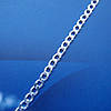 Срібний ланцюжок, 550 мм, 5 грама, плетіння Ромб, фото 2