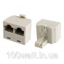 Розвитувач RJ45-2 RJ44 (8P8C) для UTP кабелю GAV 753