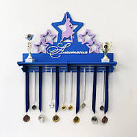 Медальница бальні, сучасні танці з полицею для кубків