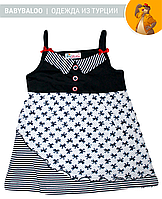 Топік дитячий "Бантики"(зростання від 80 см до 98 см)