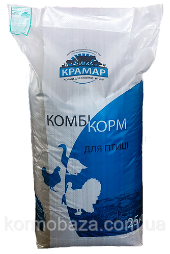 Комбикорм Крамар для цыплят кур старт ПК 2-6 (c 1 по 8 неделю), цена 17 ...
