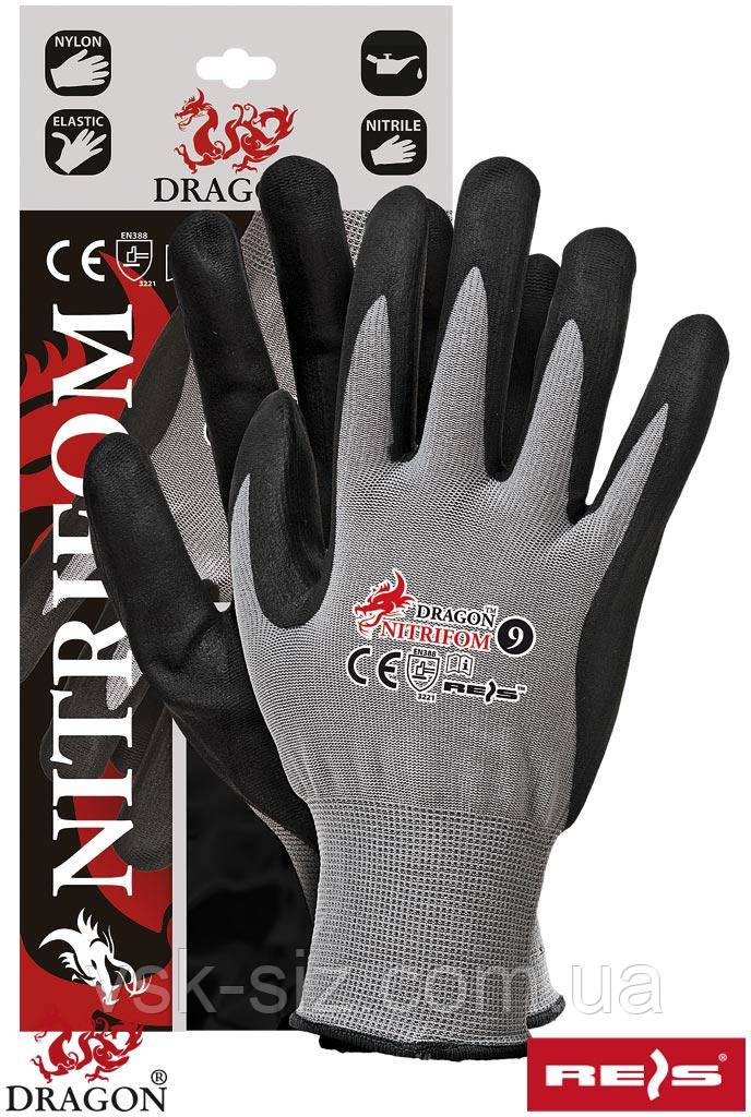 Рукавиці захисні REIS NITRIFOM.