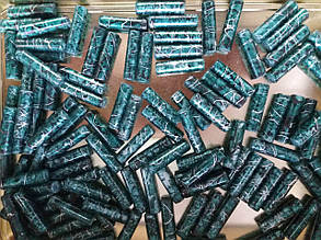 Бусини "циліндр" — низький мармур 500 грамів