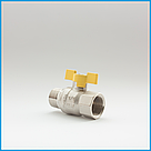 Кран кульовий латунний Ду25 В/Н IVR art 152A Італія (для газу), фото 2