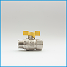 Кран кульовий латунний Ду25 В/Н IVR art 152A Італія (для газу), фото 3