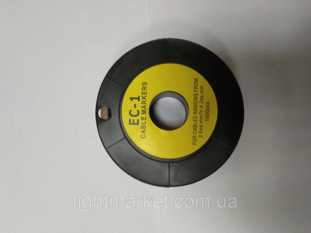 Маркер кабельний EC-1 цифра (1,2,3,,,,,) 1.5-4мм2 (1000шт) EN 53621