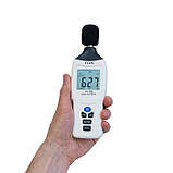 Шумомір Flus ET-933 (dBA+dBC, 30...130 дБ ±1.4 дБ, 32...8000 Гц), фото 5