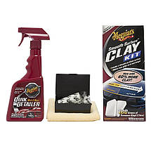 Набір для чищення кузова з ефектом поліролю - Meguiar's Smooth Surface Clay Kit (G1016), фото 2