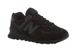 Кросівки чоловічі New Balance 574 чорні, фото 5