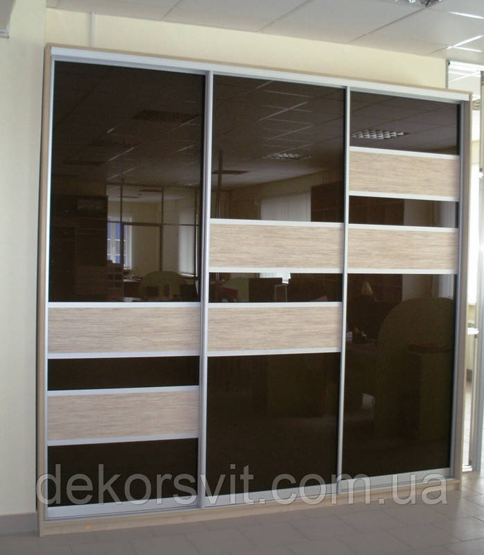 Фасади для шаф купе комбіновані, фото 1