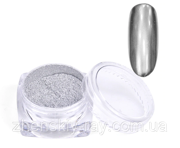 Дзеркальний блиск для втирання ( срібло), фото 1