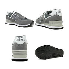 Кросівки new balance 574ESN чоловічі сірий р.44.5, фото 6