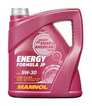 ENERGI Formula JP 5W/30/4л масло моторне синтетичне Mannol API SN/CF