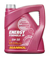 ENERGI Formula JP 5W/30/4 л олива моторна синтетична Mannol API SN/CF