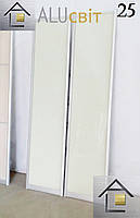 Розсувні двері купе (для гардеробних, комору) дзеркало, лакобель, фотодрук