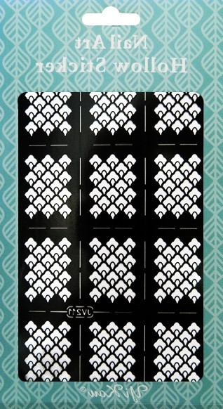 Трафарети для дизайну нігтів Nail Art Hollow Sticker №211 YRE