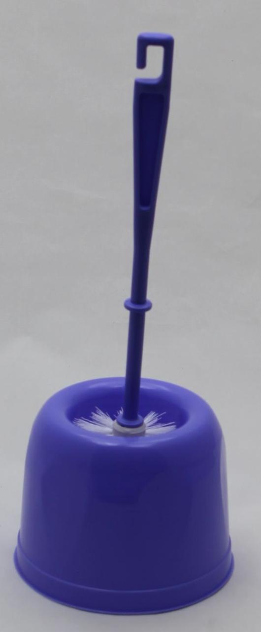 Ершик для унитаза: круглая чаша (подставка) отдельно (голубой цвет) - фото 7 - id-p909003799