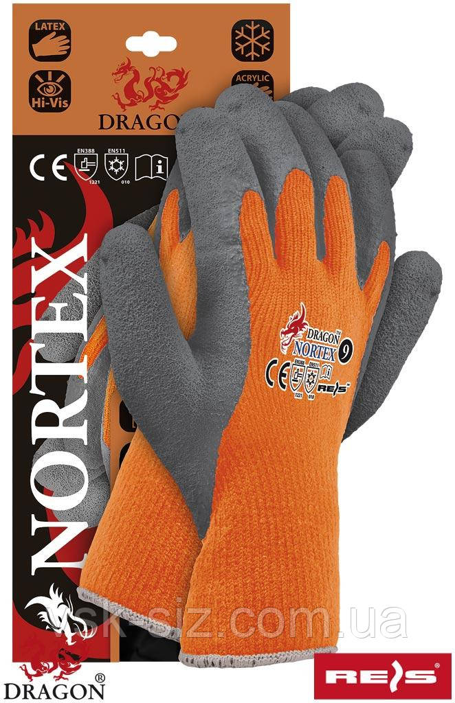 Утеплені латексні рукавички REIS NORTEX