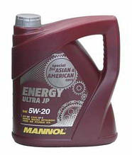 ENERGI ULTRA JP SAE 5W/20/4 л API SN/CF олива моторна синтетична Mannol