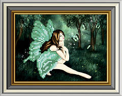 Схема для вишивання бісером Лісова фея (13 х 18 см) СД-232 Княжина Ольга