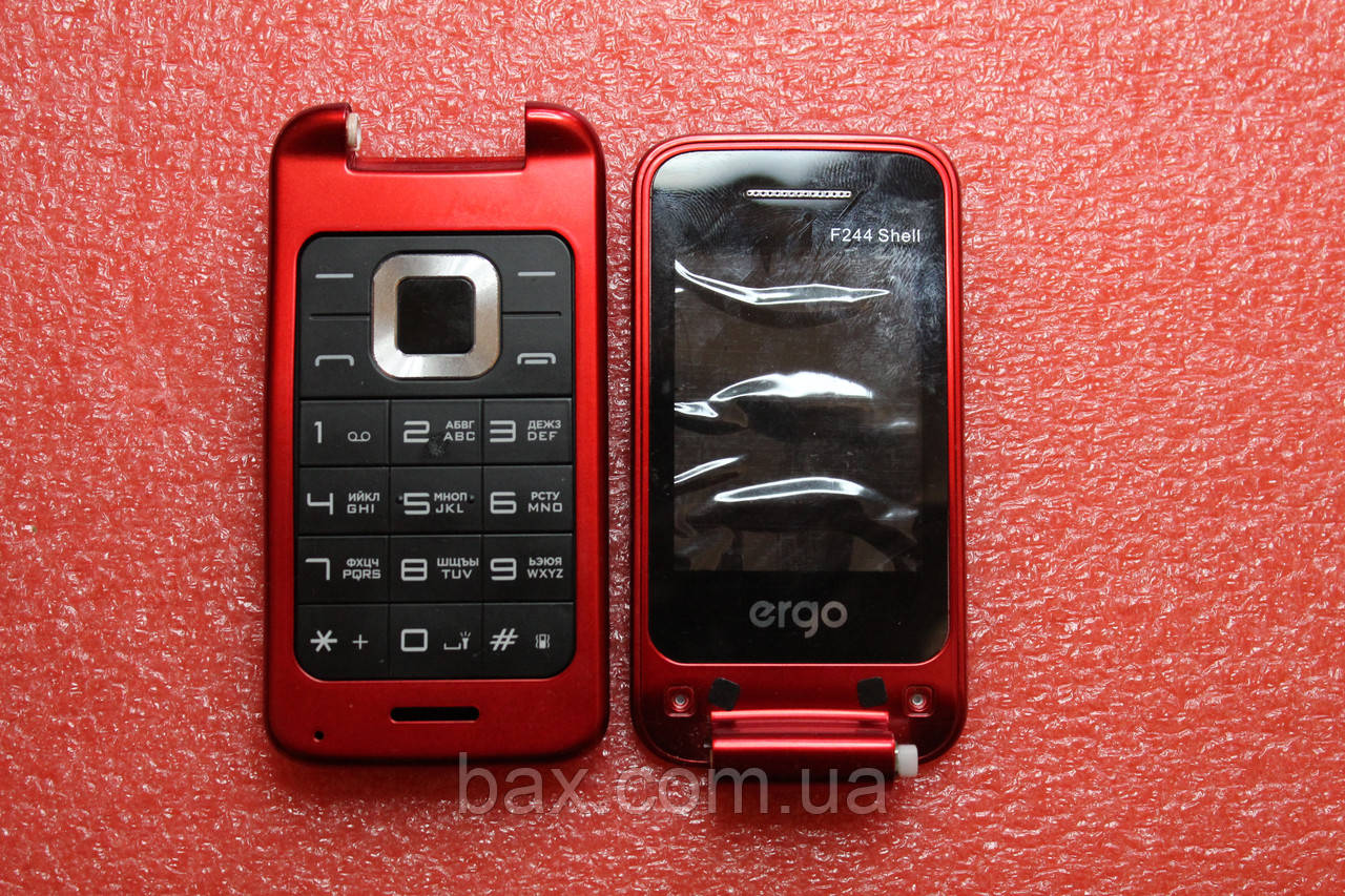 Ergo F244 корпус у складі чорний або червоний