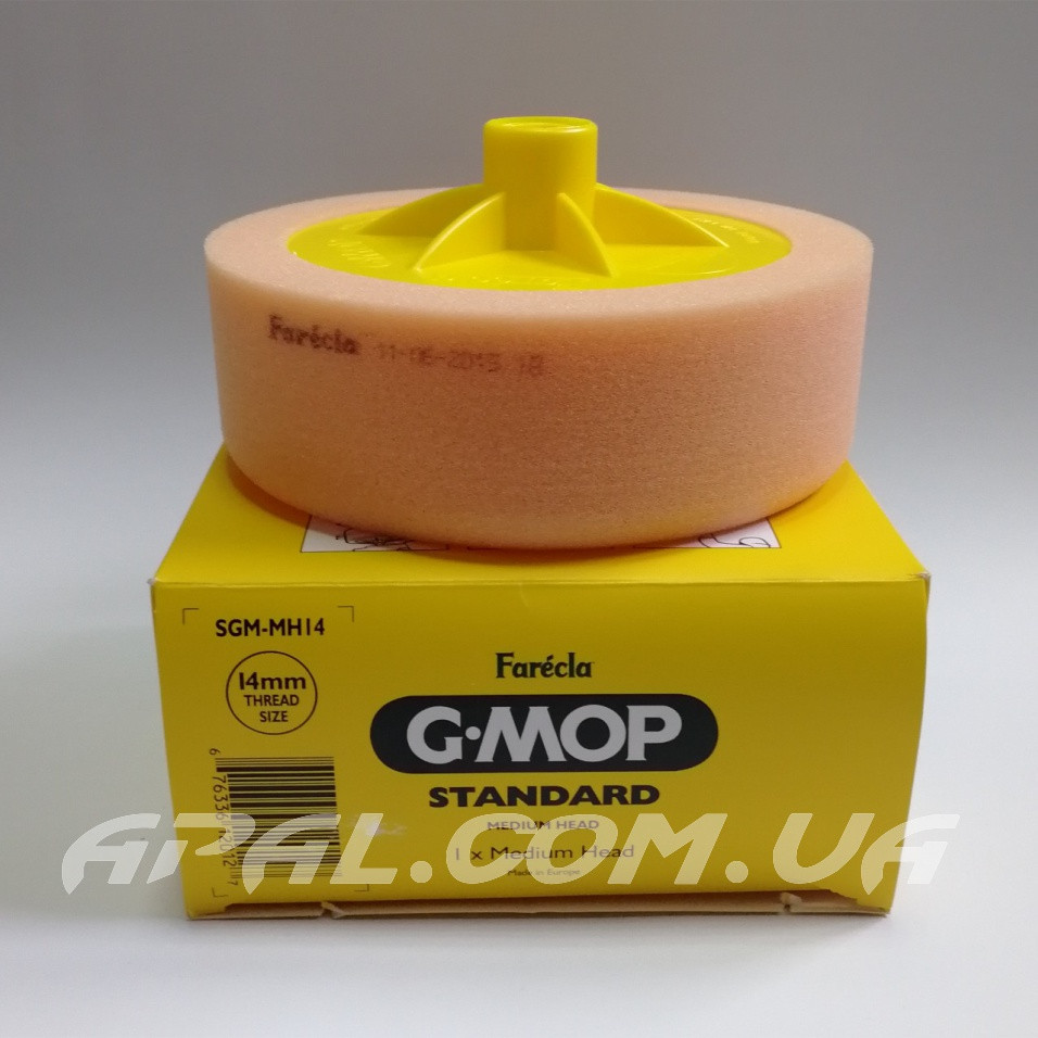 Farecla Original Standard G-Mop Універсальний поліровальний коло з різьбою M14, помаранчевий