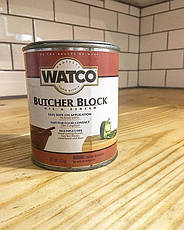 Олія для обробних дощок і стільниць Watco Butcher Block, прозора, фото 3