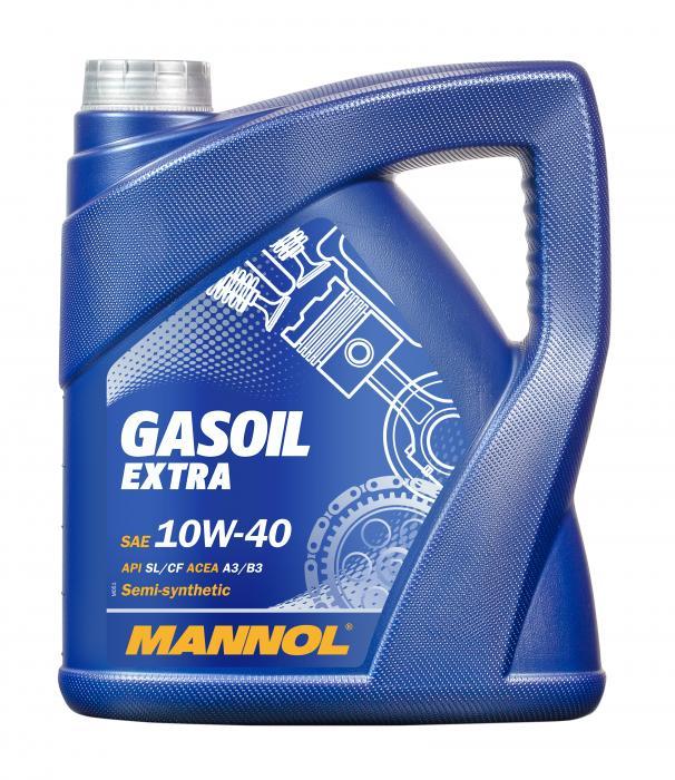 GASOIL Extra SAE10W/40 4л Масло моторне напівсинтетичне Mannol API SL/CF