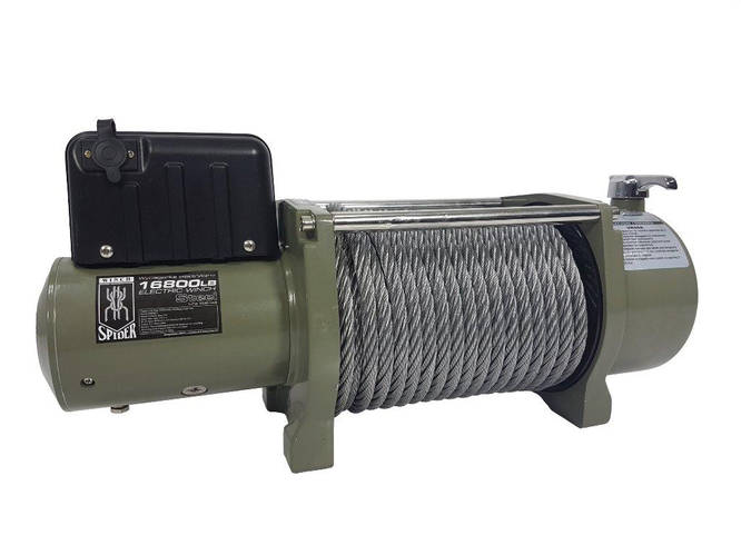 Купить Лебедка 24V аккумуляторная 16800lb Spider Marpol, цена 31730 ...