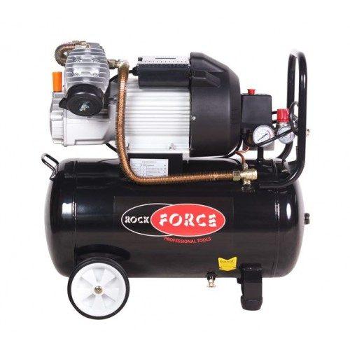 Компресор 2-х поршневий з прямим приводом 3 кВт 50 л ресивер 356 л прод. 2850 об/хв 220В Rock Force RF-V30/50 (код 48846), фото 1