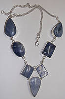 Срібне кольє з содалітом