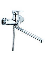 Змішувач ZEGOR ванна довгий євро NPO-А071 (лат)