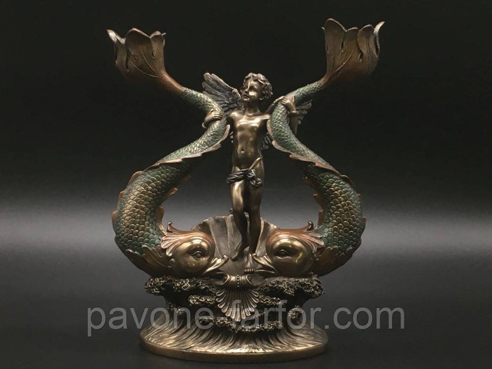 Колекційний свічник Veronese Ангел WU74831A4, фото 1