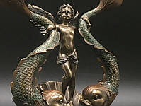 Колекційний свічник Veronese Ангел WU74831A4, фото 5