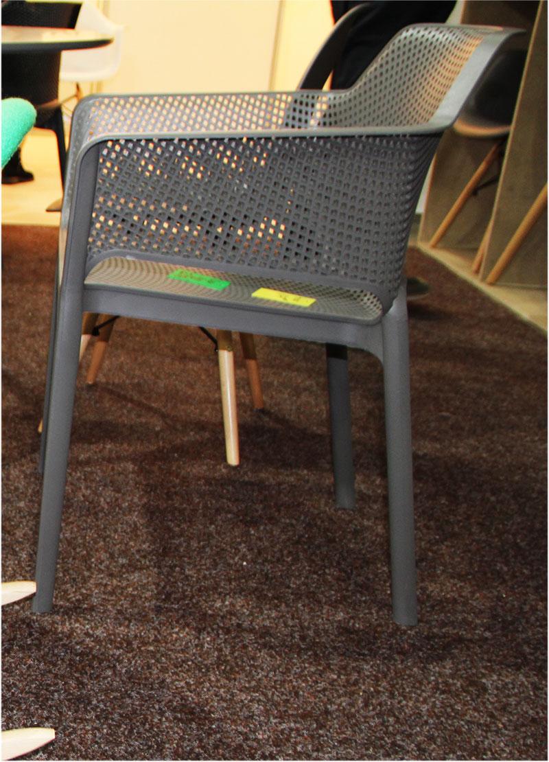 Пластиковое кресло Amado серое 21 из полипропилена, штабелируемые кресла - фото 5 - id-p881619729