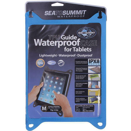 Гермочехол для планшета Sea To Summit TPU Guide W/P Case for Tablets Blue, 25.4 х 19 см (STS ACTPUTABMBL), фото 1