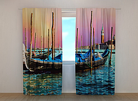 Фотошторы "Гондолы" 250 х 260 см фото шторы с рисунком штори