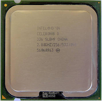 Процесор Intel Celeron D 336 2.80 GHz/256/533 (SL8H9) s775, tray