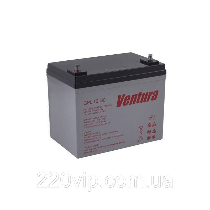 Аккумулятор Ventura NEW GPL 12-80