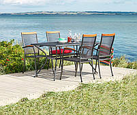 Стілець садовий сталевий сірий ( Покриття проти іржі), hotdeal, фото 2