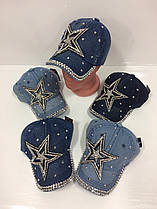Дитячі бейсболки для дівчаток оптом, р.54 Китай