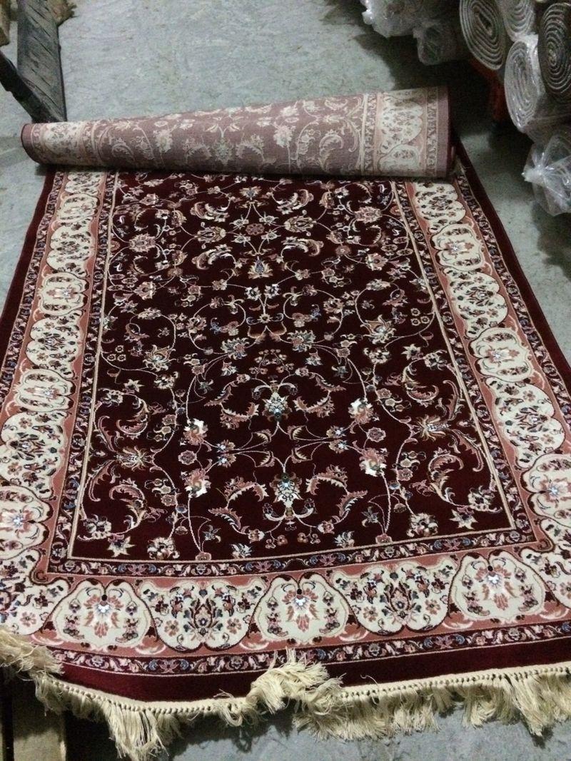 Класичний килим BUHARA 7217 бордовий, фото 1