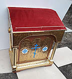 Тетрапод для храму, карбування на дереві (може бути з оксамитом), фото 3